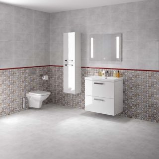 Зеркало Cersanit BASE KN-LU-LED020*80-b-Os 80см